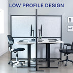 VIVO T-Shape Modular Corner Wall System, 4 Panels, Modern Professional Office - Image 8