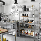 Regal Altair 18" Deep x 42" Wide x 64" Height Wire Shelving Kit | 5-Tier | NSF - Image 6