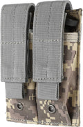 Tactical Single/Double Pistol Mag Pouch Outdoor Molle Open-Top Magazine Pouch by FRTKK