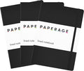 PAPERAGE Lined Journal Notebook, 3 Pack, 160 Pages, Medium 5.6 in x 8 in by PAPERAGE
