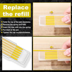 Zhehao 120 Pieces 2.8 mm Carpenter Pencils Lead Refills HB Refill - Image 3