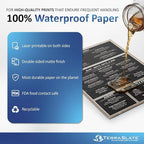 TerraSlate Copy Paper Waterproof Laser Printer, Rain Weatherproof, 5 Mil - Image 2