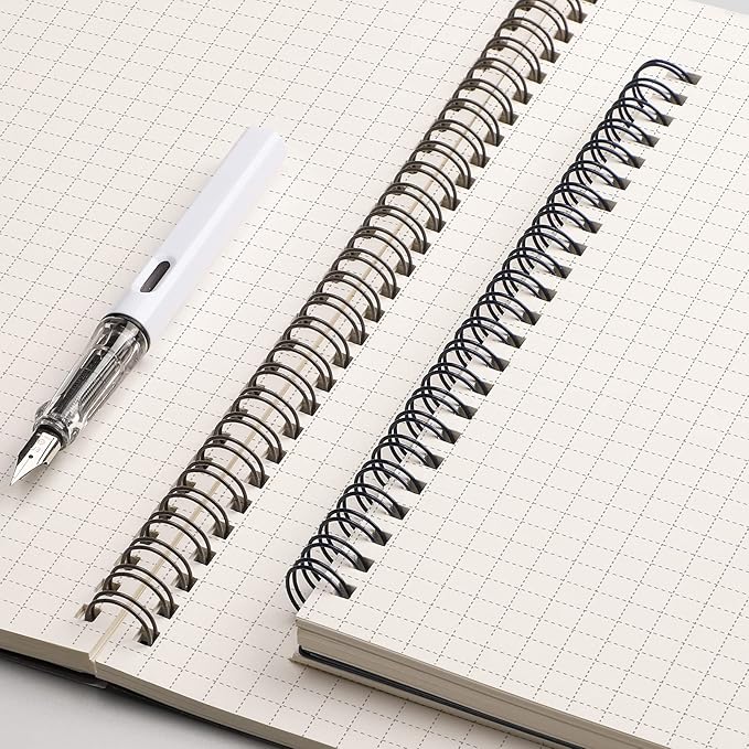 EMSHOI Graph Spiral Notebook 4 Pack, A5 Graph Paper Notebook/Journal, - Image 4