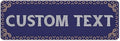 Custom Sign, Custom Street Sign, 11 Font Colors, 13 Font Styles, 4 Hole Options by MySignCenter