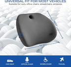 Skechers Lumbar Support Pillow for Office Chair, Memory Foam Lumbar Pillow - Image 4