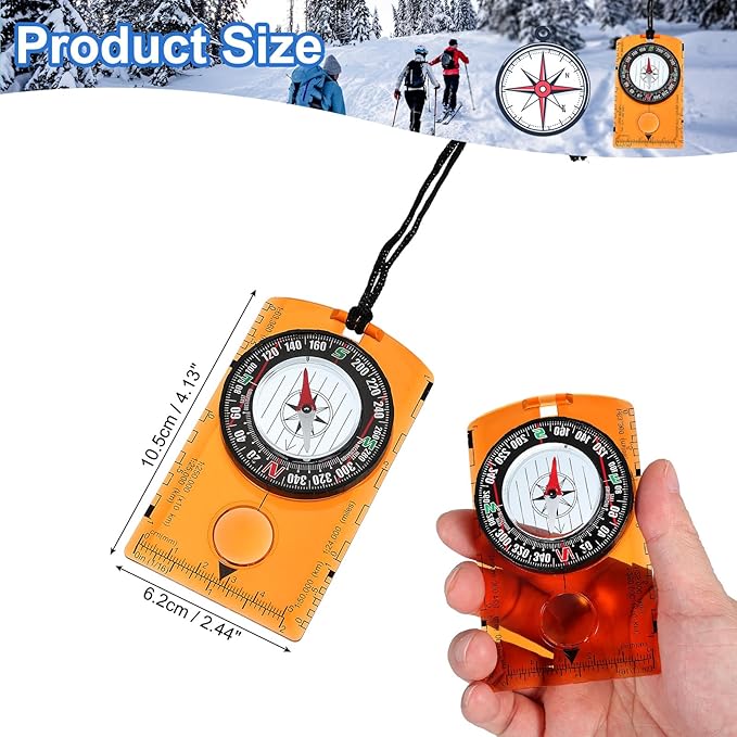 PATIKIL Orienteering Compass, Navigation Backpacking Compasses - Image 2