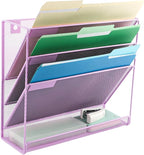 EASEPRES Desk File Organizer Mesh 4-Tier, Hanging Wall Mount Document - Image 7
