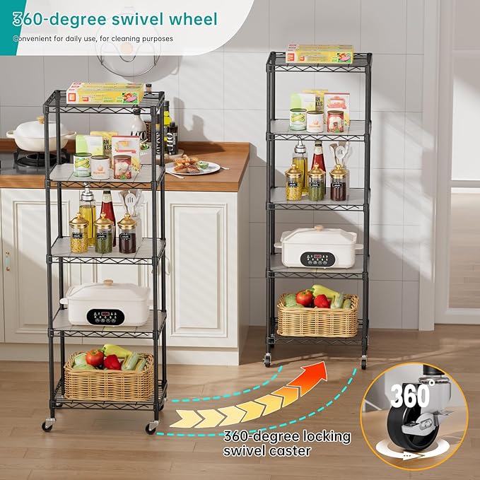 SINGAYE Shelf Closet Wire Shelving：Adjustable Metal Unit - Image 7