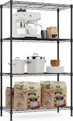 M MZG 1000 lbs Storage Shelving Steel Heavy Duty 4-Tier Utility Shelving Unit by MEIGAOPLASTICANDMETALHKCOLIMITED