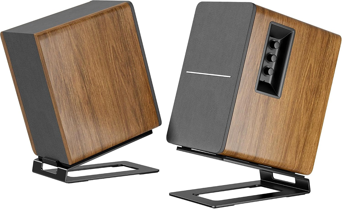 Desk Speaker Stands for Most Bookshelf Speakers, 22 lbs Capacity, 1 Pair