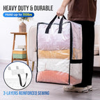 TAILI 4 Pack Clear Moving Bags w/Adjustable Backpack Straps, Moving Supplies - Image 5