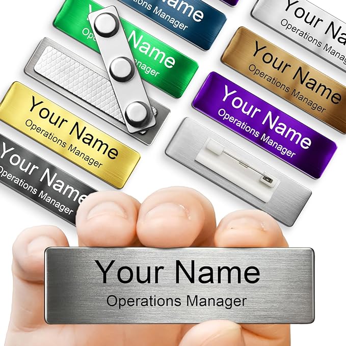 Engraved Personalized Name Tags by PersonalizedTouchMakingYourMomentsMeanSoMuch