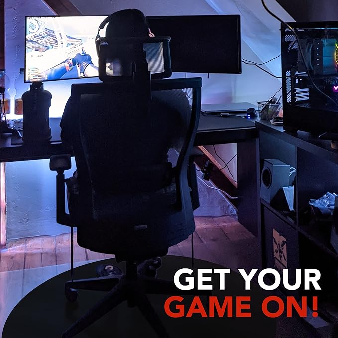 DESKU - Circle Gaming Chair Mat, Computer and Office Chair Mat - Image 3