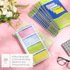Sinmoe 10 Pcs Spiral Bound Phone Message Book - Image 2