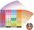20 Sheets Alphabet Book Spine Labels File Folder Labels File Labels Alphabet by Geelin