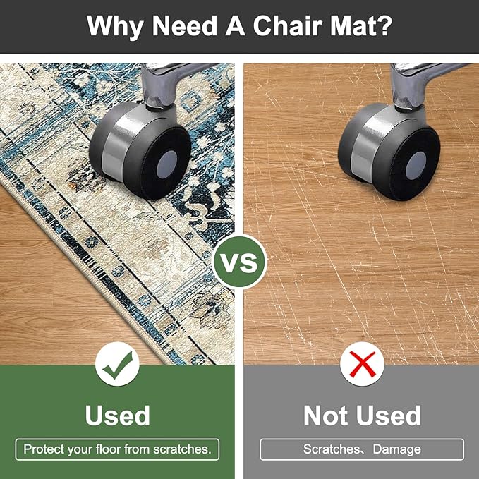 Anidaroel Home Office Chair Rug - Image 4
