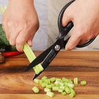 Sunnecko Kitchen Scissors All Purpose Heavy Duty Scissors Titanium Coated - Image 7