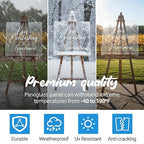CALPALMY 1/4" Thick Clear Acrylic Sheets - Image 5