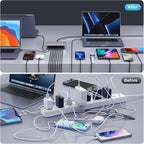 730W USB C Charger Block, GaN IV Fast Charging Station Hub 10 Ports, QC4.0+3 PD - Image 6