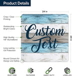 Custom Sign, Custom Street Sign, 11 Font Colors, 13 Font Styles, 4 Hole Options - Image 6