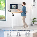VIVO Electric 60 x 30 in Standing Desk, Memory Height Adjustment, 1B Series - Image 4