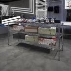 Regal Altair 18" Deep x 60" Wide x 27" Height Wire Shelving Kit | 3-Tier | NSF - Image 2