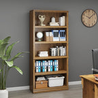 Bevfint 70 in Tall Bookcase, 33 inch Wide Floor Standing Indoor Furniture - Image 3