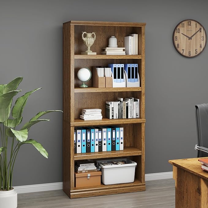 Bevfint 70 in Tall Bookcase, 33 inch Wide Floor Standing Indoor Furniture - Image 3