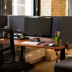 ReFocus™ Raw Clamp-On Acoustic Desk Divider – Reduce Noise and Visual - Image 2