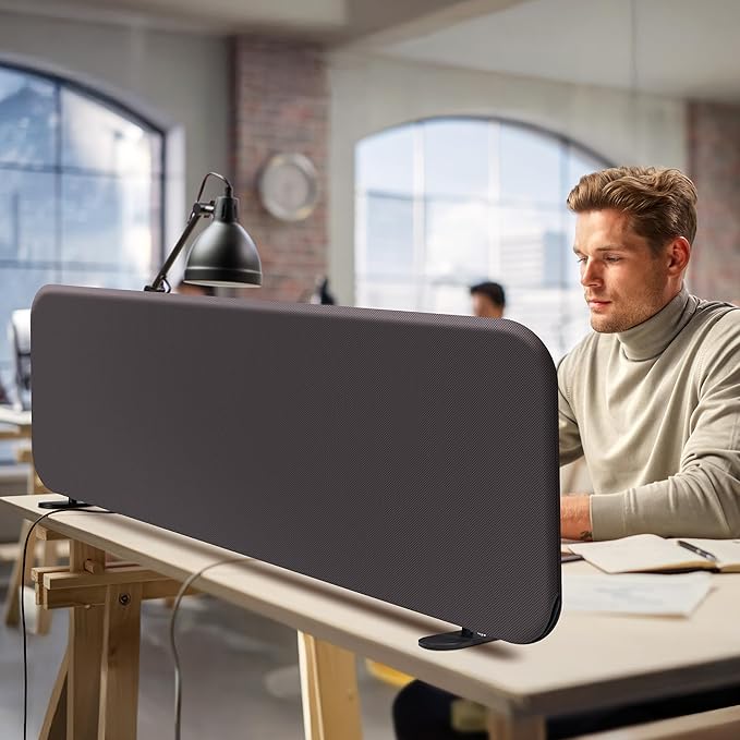 DECOLAB Desk Divider, Portable Desktop Privacy Panels Partition - Image 2