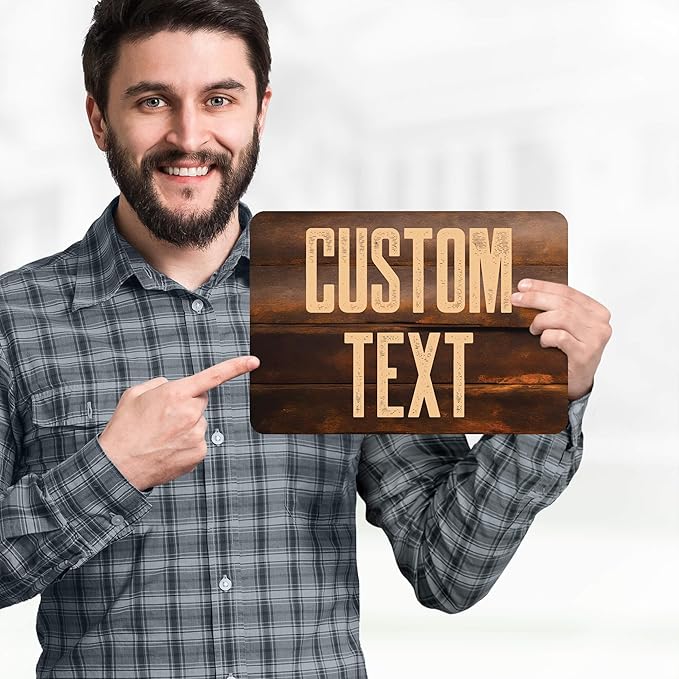 Custom Sign, Custom Street Sign, 11 Font Colors, 13 Font Styles, 4 Hole Options - Image 2