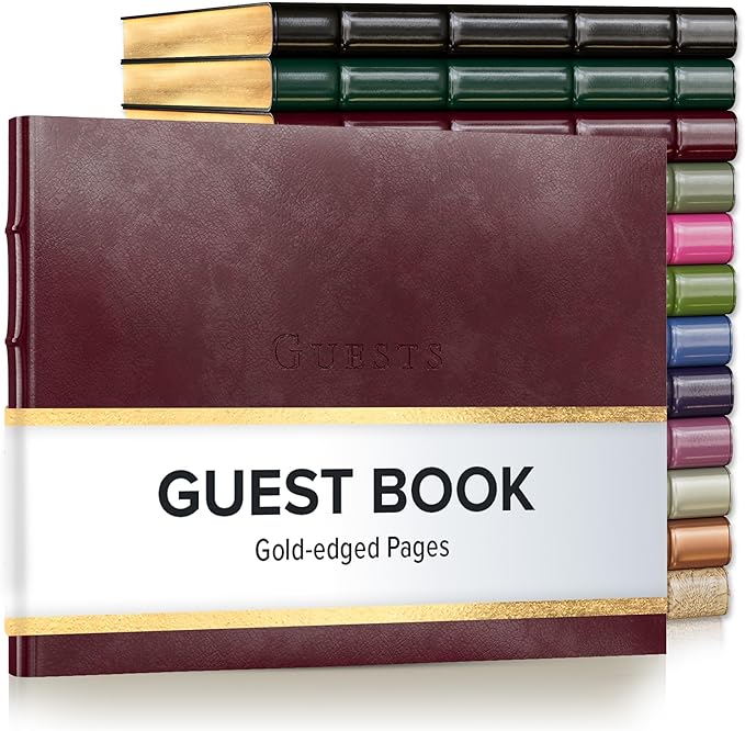 Gallery Leather Guest Book by GalleryLeather
