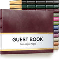 Gallery Leather Guest Book by GalleryLeather