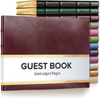 Gallery Leather Guest Book by GalleryLeather