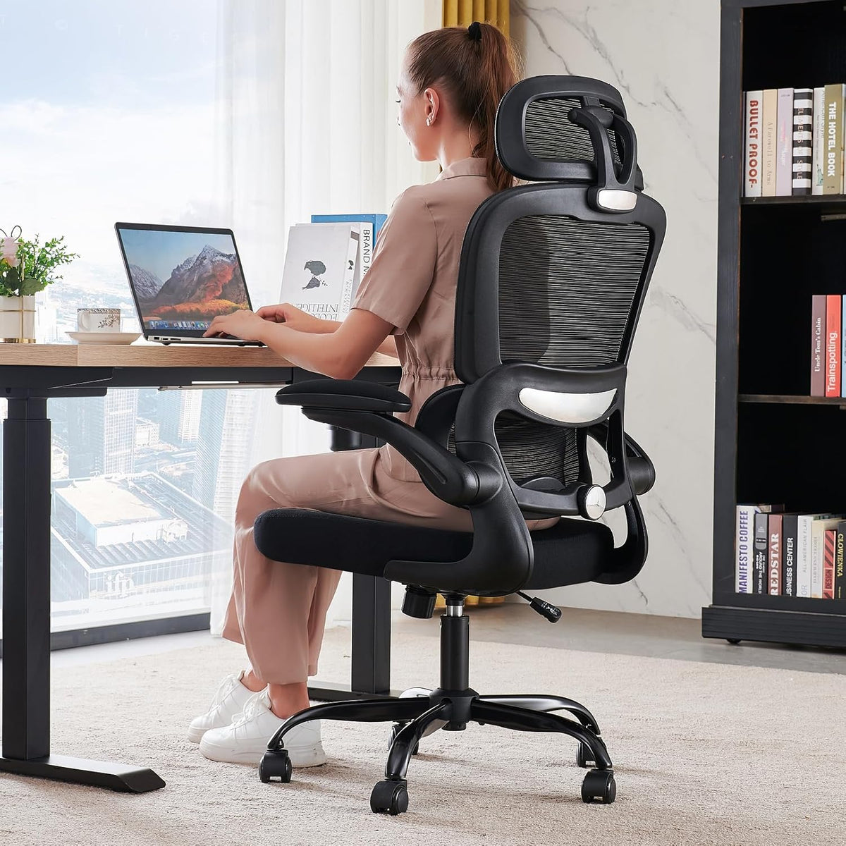 tralt office chair ergonomic desk chair with lumbar, main product view