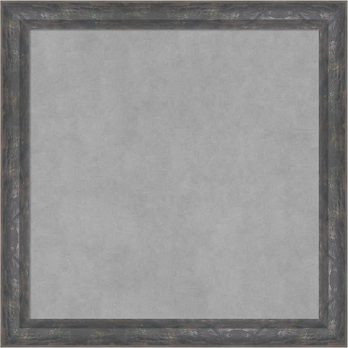 Amanti Art Grey Framed Magnetic Board 23x23 Medium Vision Board by AmantiArt