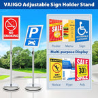 VAIIGO 6Packs Floor Standing Sign Holder Stands - Image 2