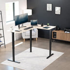 VIVO Electric Corner 63 x 47 inch L-Shaped Standing Desk, Memory Height - Image 2