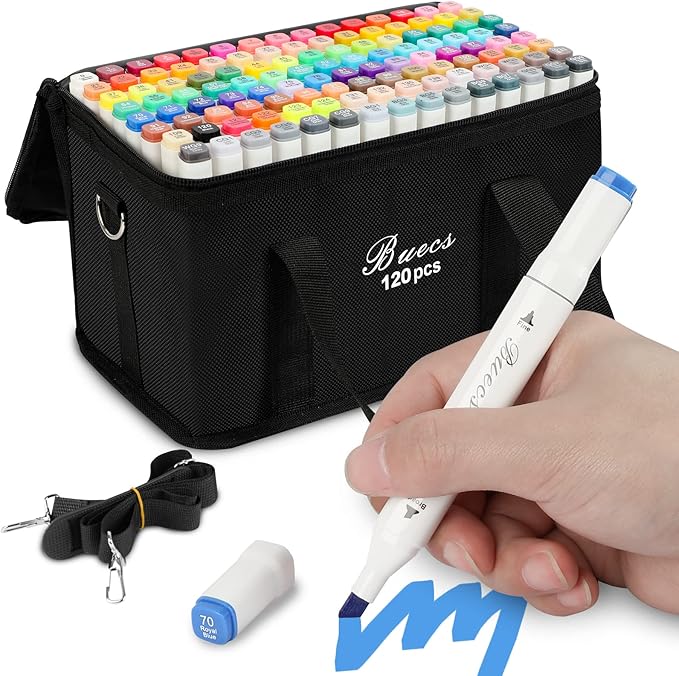 Buecs Alcohol Markers: Double Tipped Art Marker, suitable by Buecs