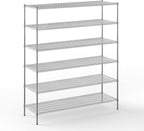 Regal Altair 24" Deep x 72" Wide x 86" Height Wire Shelving Kit | 6-Tier | NSF by Regal+Altair