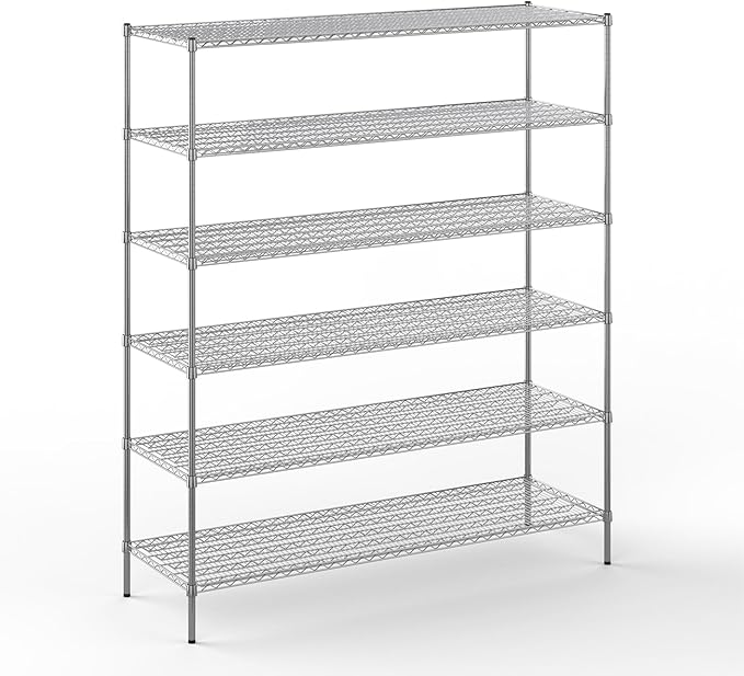 Regal Altair 24" Deep x 72" Wide x 86" Height Wire Shelving Kit | 6-Tier | NSF by Regal+Altair