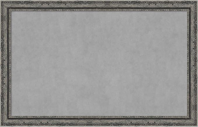 Amanti Art Black Framed Magnetic Board 28x44 Large Vision Board by AmantiArt