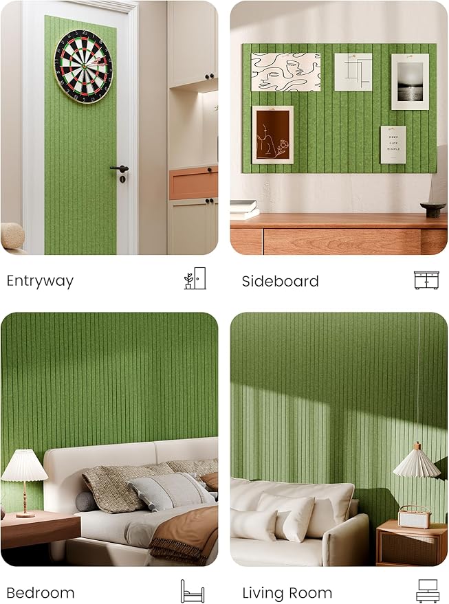 Bumusty Large Cork Board Alternative-36 x24 Felt Bulletin Board Tiles, - Image 5