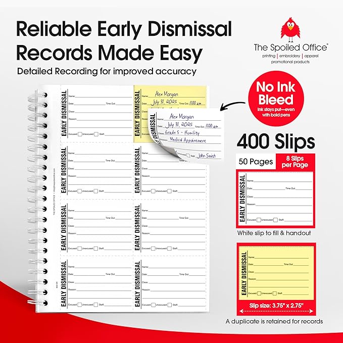 The Spoiled Office Early Dismissal Slip Book - Image 2