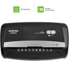 Aurora AU890XA 8-Sheet Crosscut Paper and Credit Card Shredder - Image 4
