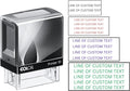 8 Lines Customized Stamp by Stampi