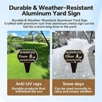 2 Pack Clean Up after Your Dog Signs Pick Up After Your dog sign 13.6"x9.6" - Image 7