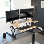 VIVO 36 inch Height Adjustable Stand Up Desk Converter, V Series, Quick Sit to - Image 2