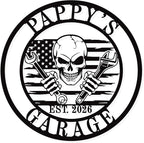 Personalized Garage Metal Sign by HYTSIGN