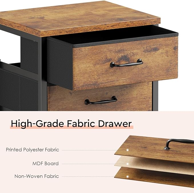 Maihail 3 Drawer Mobile File Cabinet - Image 6